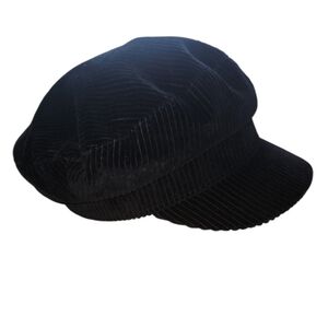 Zara Black Corduroy Hat